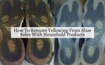 how to remove yellowing from shoe soles