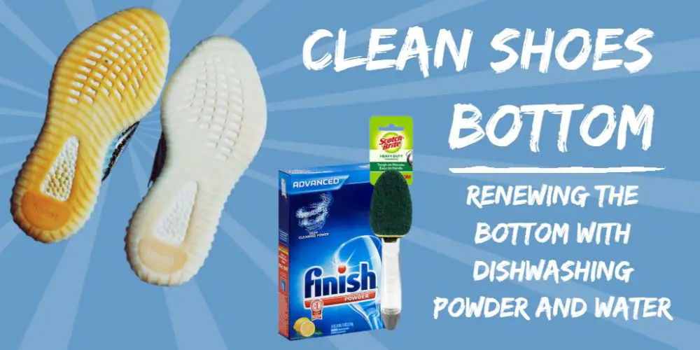 Renewing the Bottom with Dishwashing Powder and Water