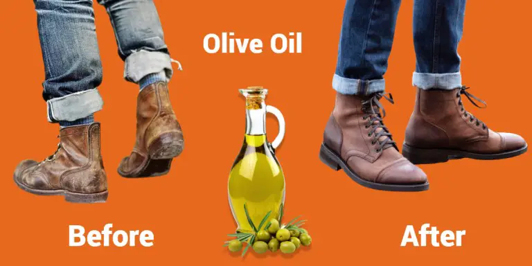 put olive oil on leather boots