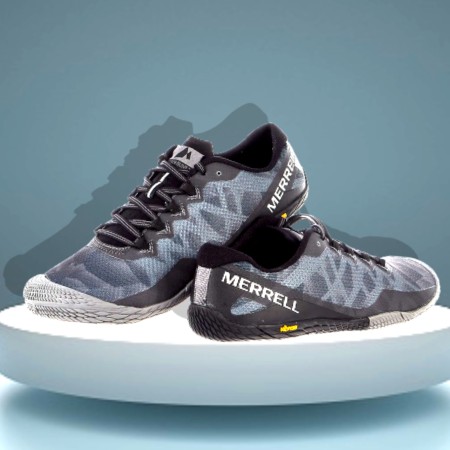 Most Elegant Outlook- Merrell Black/Silver Vapor Glove 3 for Men