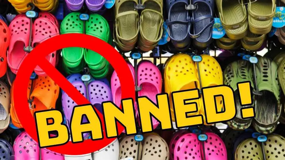 Why Are Crocs Banned