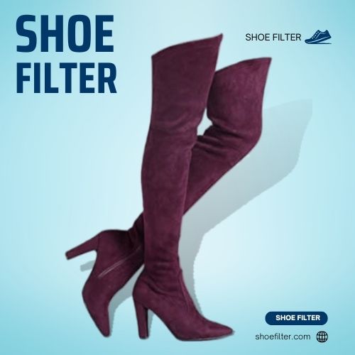 Shoe’N Tale Women Chunky Heel Over The Knee Boots