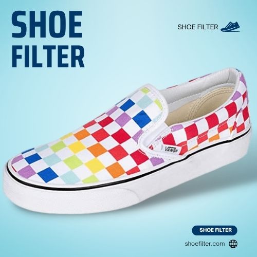 Vans Unisex Slip-On Rainbow Chex Skate Sneaker