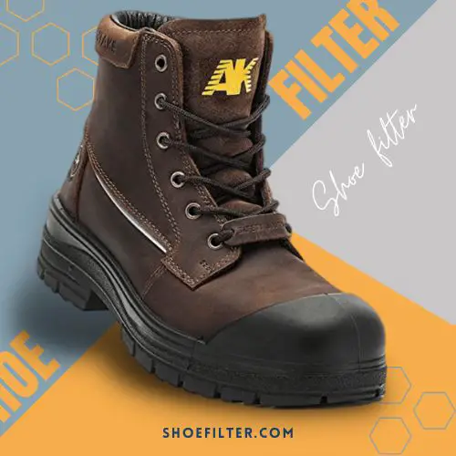 ANITAKE Steel Toe Work Boots For Men