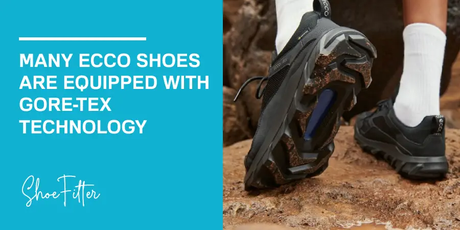 many ECCO shoes are equipped with GORE-TEX technology
